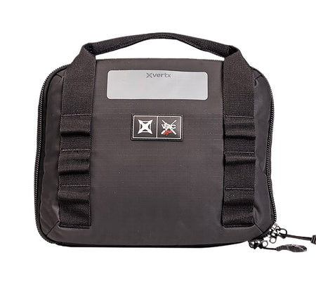 Vertx VTAC Single Pistol Pouch 420D Nylon Ripstop Black Carrying 2 Handguns and 5 Magazines