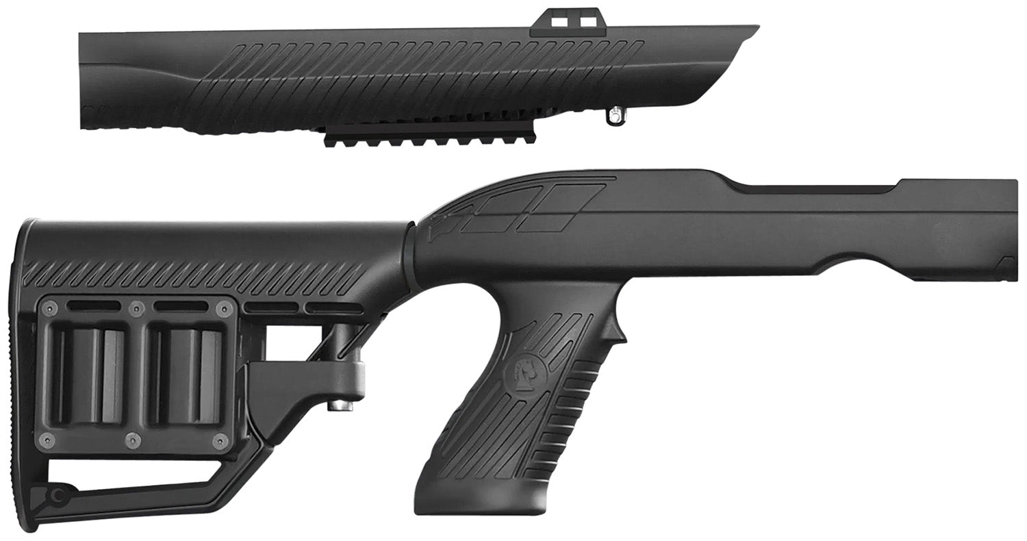 Adaptive Tactical AT02020 Black RM4 Takedown Stock with Stowaway Rail for Ruger 10/22 Takedown Tapered Barrel