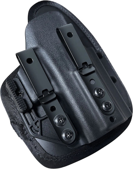 Adaptive Tactical HT01001L Universal IWB Black Polymer Holster Left Hand Fits Ruger/Canik/Glock