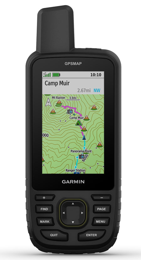 Garmin GPSMAP 67 Handheld GPS Black 3" TFT Display Multi-Band GNSS Satellite Imagery Preloaded Maps