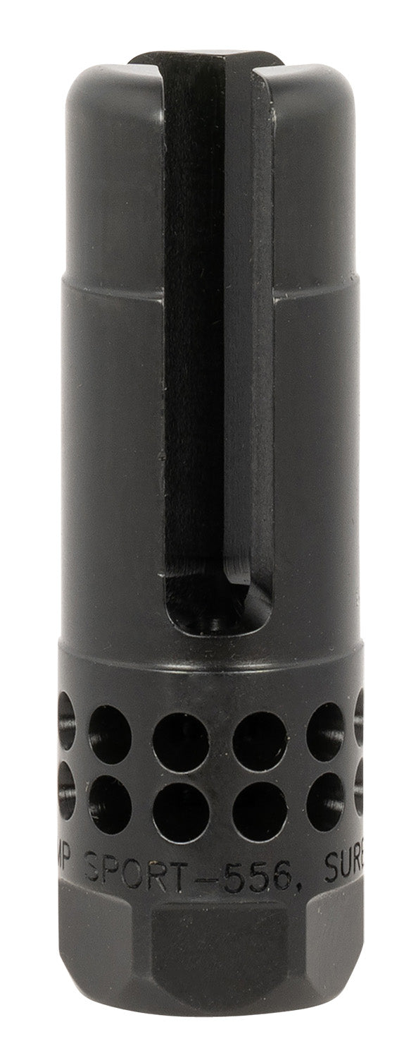 SureFire WARCOMP SPORT 5.56mm 3-Prong Ported Flash Hider, 1/2"-28 tpi, Nitride QPQ Coated