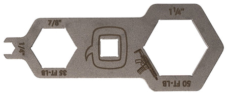Q LLC TOOLMULTIHB Honey Badger Stainless Steel Gunsmithing Multi-Tool
