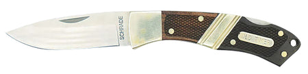 Old Timer 1181069 Mountain Beaver Jr. Lockback Folder 2.50" Drop Point Mirror SS Blade Wood Handle