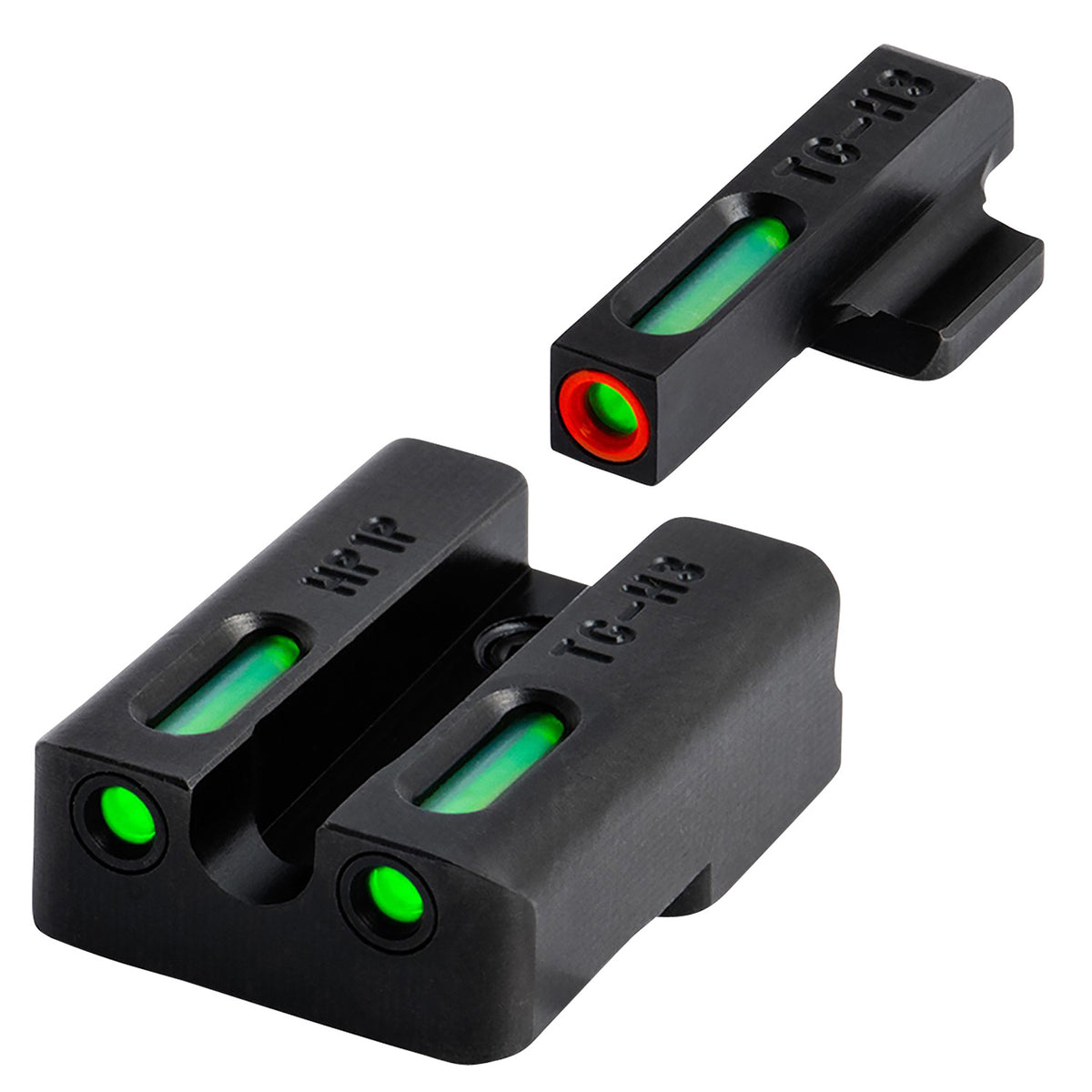 TruGlo TG13XD2PC TFX Pro Day/Night Sight Set Orange Front Ring Green Rear Fiber Optic