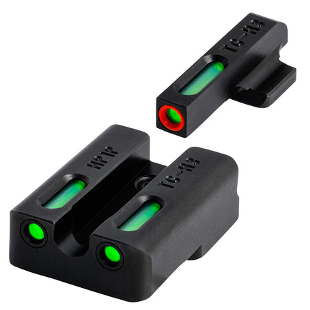 TruGlo TG13XD2PC TFX Pro Day/Night Sight Set Orange Front Ring Green Rear Fiber Optic