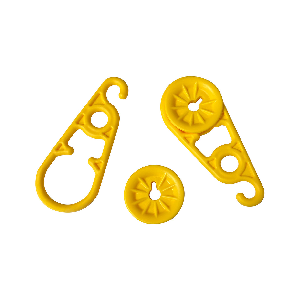 AccuSharp 1006C Super Snaps 8.80" Yellow Tarp Grommet Replacement Clips - 6 Pack