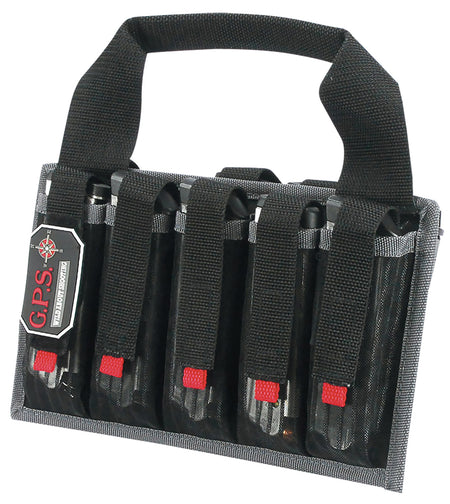 GPS Bags 1006MAG Pistol Magazine Tote Black Nylon 10-Mag Range Carrier