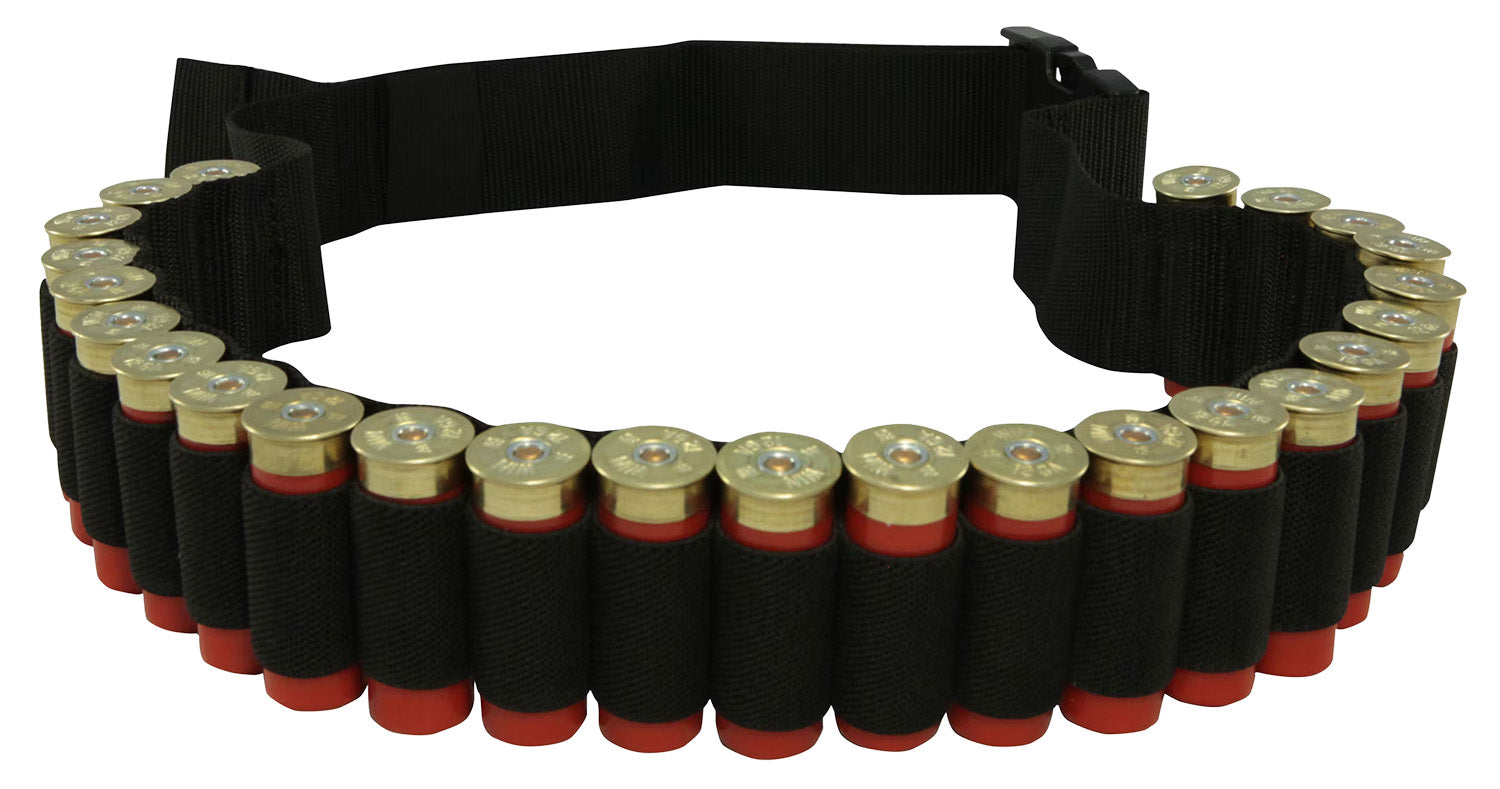 Hunters Specialties 00680 Black Nylon Shotgun Shell Waist Belt 25 Rounds