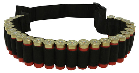 Hunters Specialties 00680 Black Nylon Shotgun Shell Waist Belt 25 Rounds