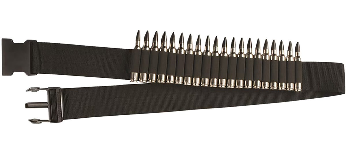Hunters Specialties 00682 Black Nylon Rifle Ammo Waist Belt 20 Rounds