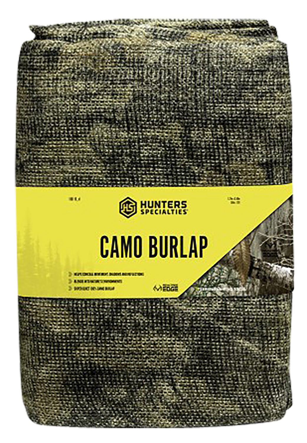 Hunters Specialties 100119 Burlap Camo Concealment Cover Realtree Edge