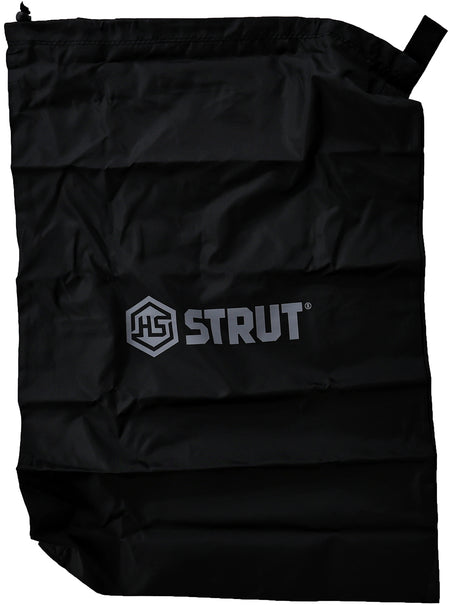 HS Strut STR07604 Mesh Decoy Bag for Turkey Hunting Black with Deployable Orange Safety Flag