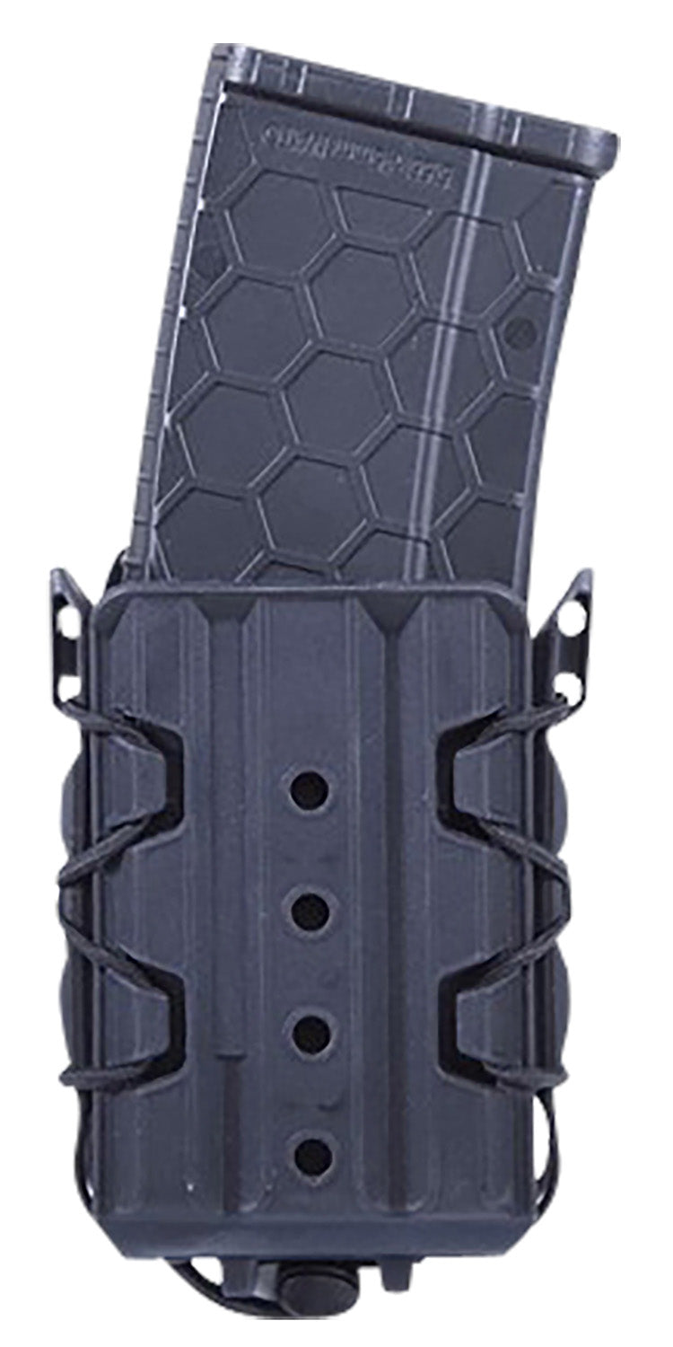 HSGI TACO V2 Single Rifle Mag Pouch Black Polymer Belt Clip and MOLLE U-Mount