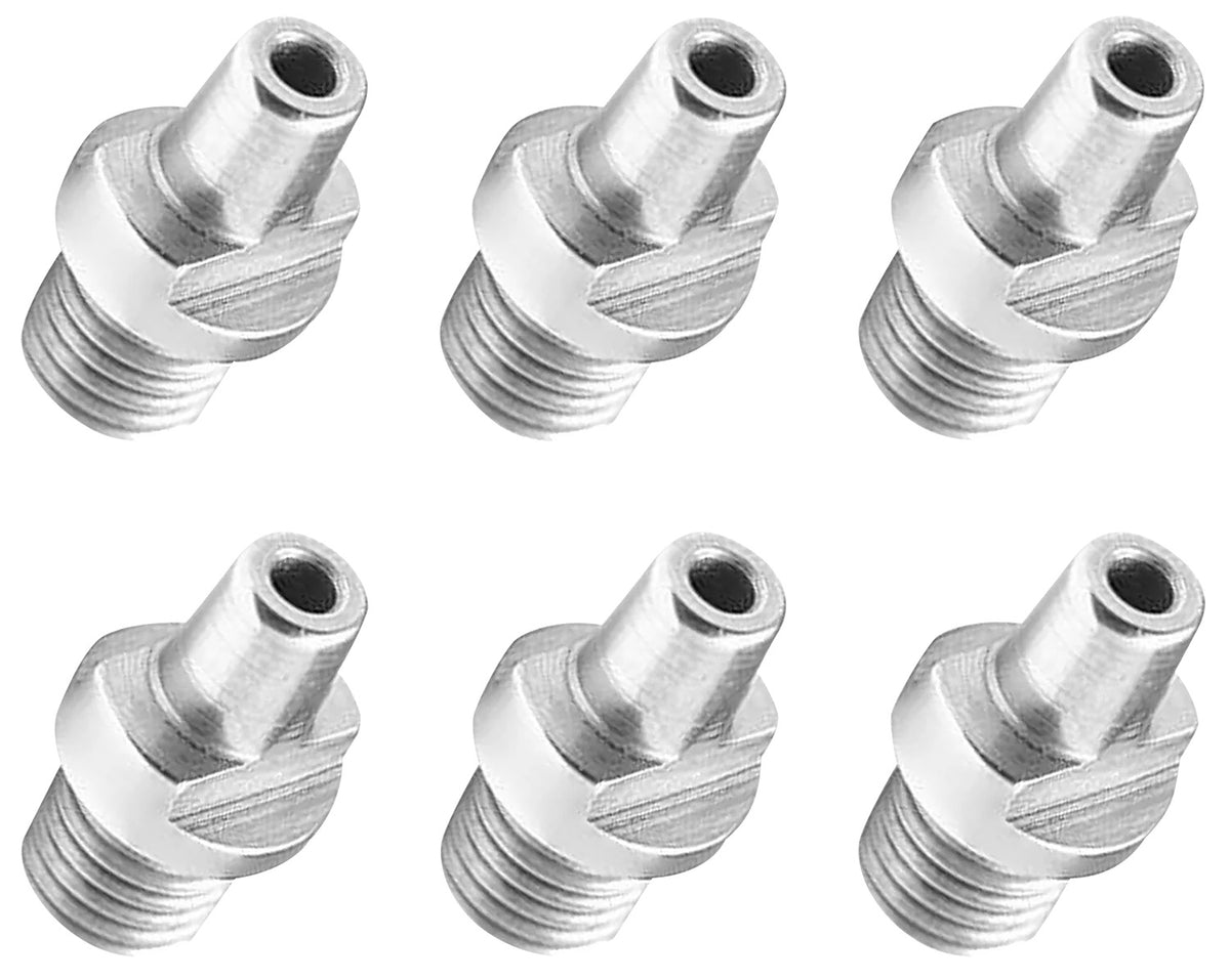 Pietta AC065 6 Pack Stainless Steel Revolver Nipples Black Powder