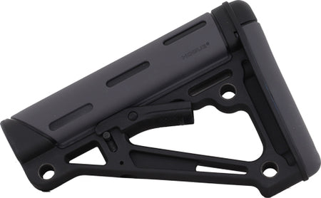 Hogue AR-15 M-16 Mil-Spec Collapsible Stock Overmolded Grey