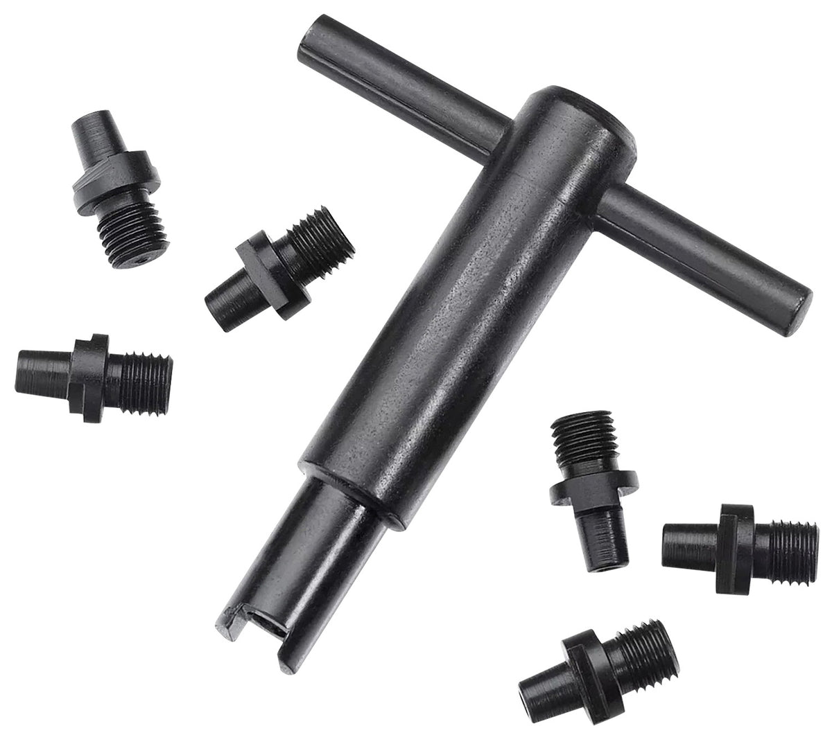 Pietta AC020+060 #10 Cap Nipples 6 Pack with Revolver Nipple Wrench Black Powder