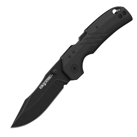 Cold Steel CSFL30DPLC10B Engage Folding Knife 3" Clip Point Black PVD AUS-10A SS Blade Black GFN Handle