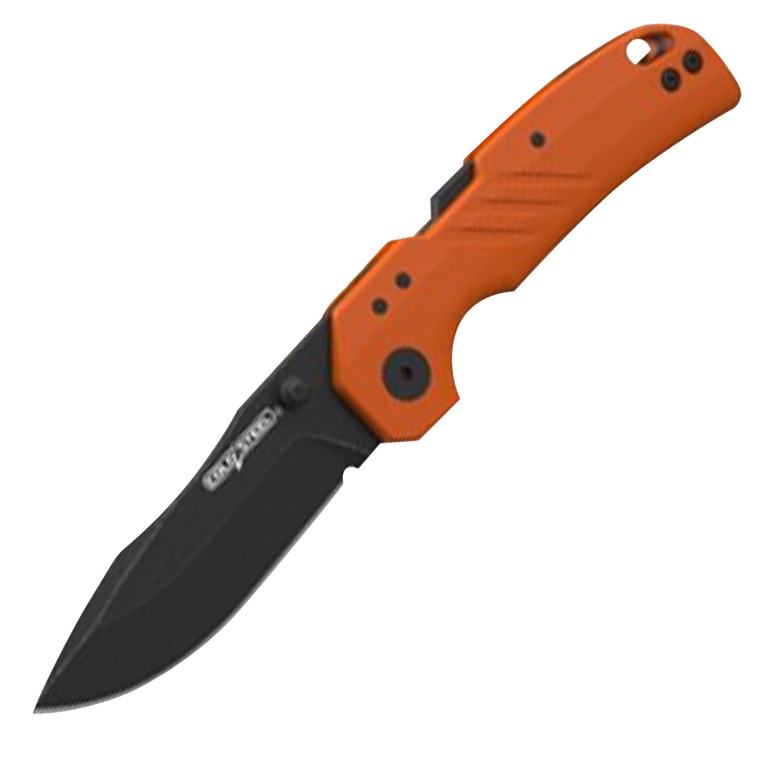 Cold Steel CSFL30DPLDBOZ Engage Folding Knife 3" Tanto Black PVD 4116 Blade Bright Orange GFN Handle