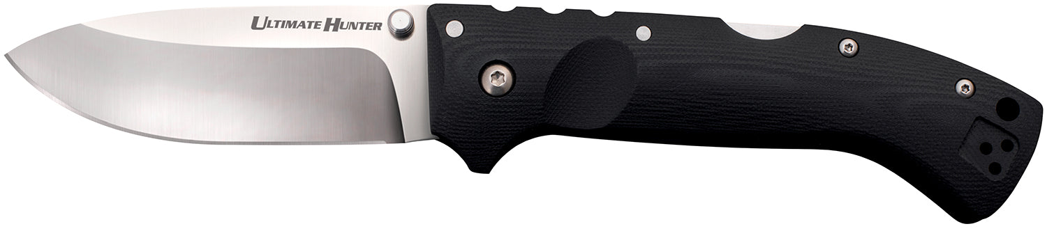 Cold Steel CS30U Ultimate Hunter Folding Knife 3.5" Drop Point Plain American S35VN Blade G10 Handle