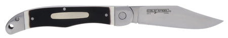 Cold Steel Ranch Boss II Folding Knife, 4" Clip Point Polished Blade, Faux Sawed Bone Handle with Bolsters