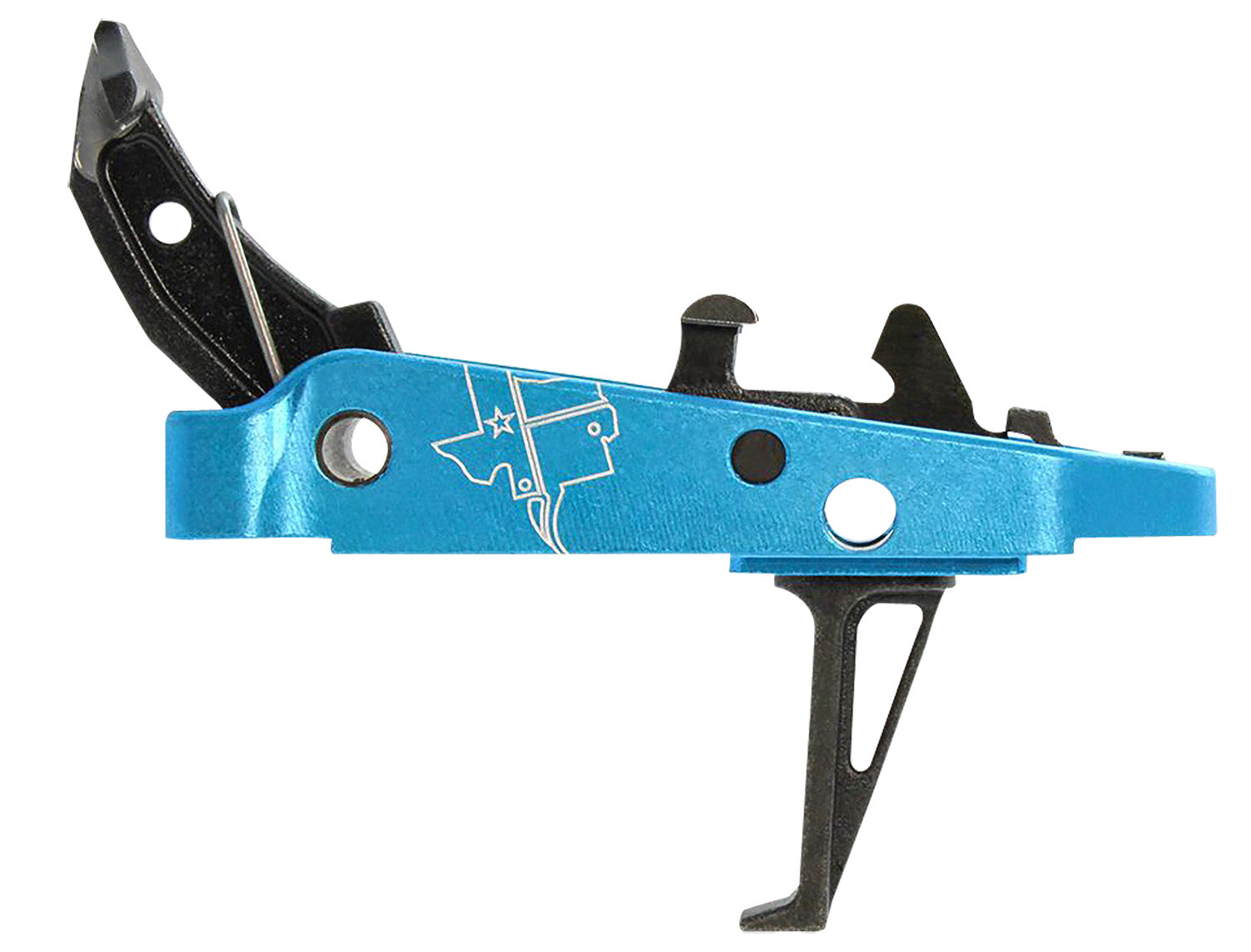 CMC Triggers 47403 Drop-In AK47 Trigger Group 2.0 Flat Single-Stage 2.50 lbs Blue Housing