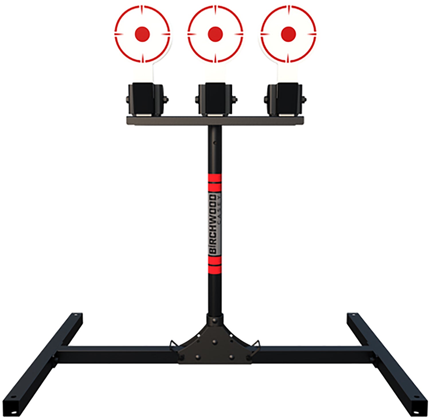 Birchwood Casey 3TPR Self-Resetting AR500 Steel Plate Rack Target Stand 6" Plates
