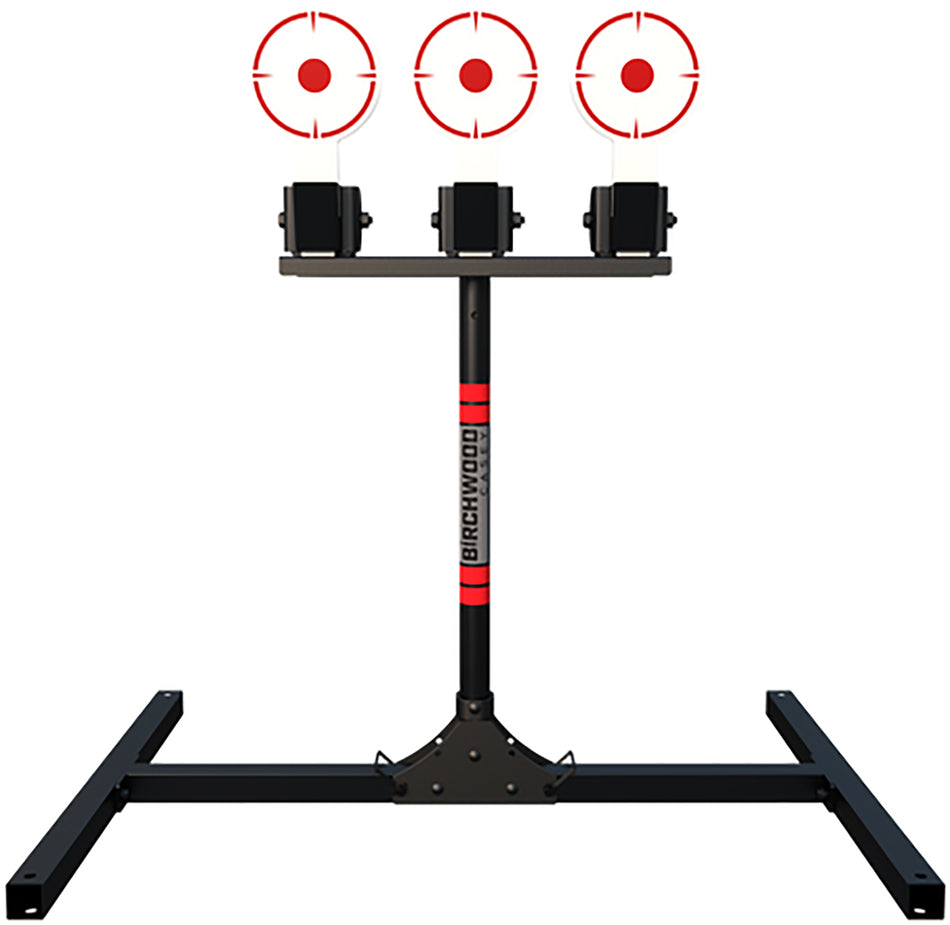Birchwood Casey 3TPR Self-Resetting AR500 Steel Plate Rack Target Stand 6" Plates
