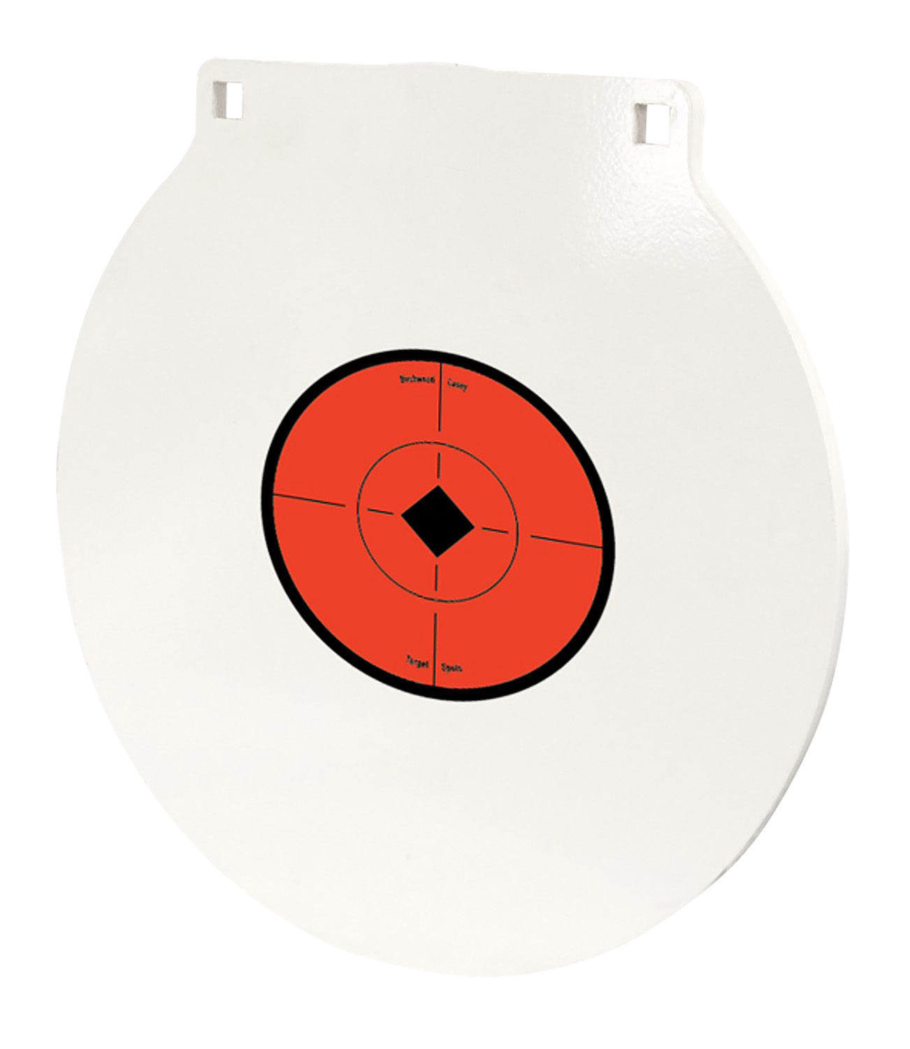 Birchwood Casey RND10 Round Steel Plate Target 10" NM500 Hi-Vis White Centerfire