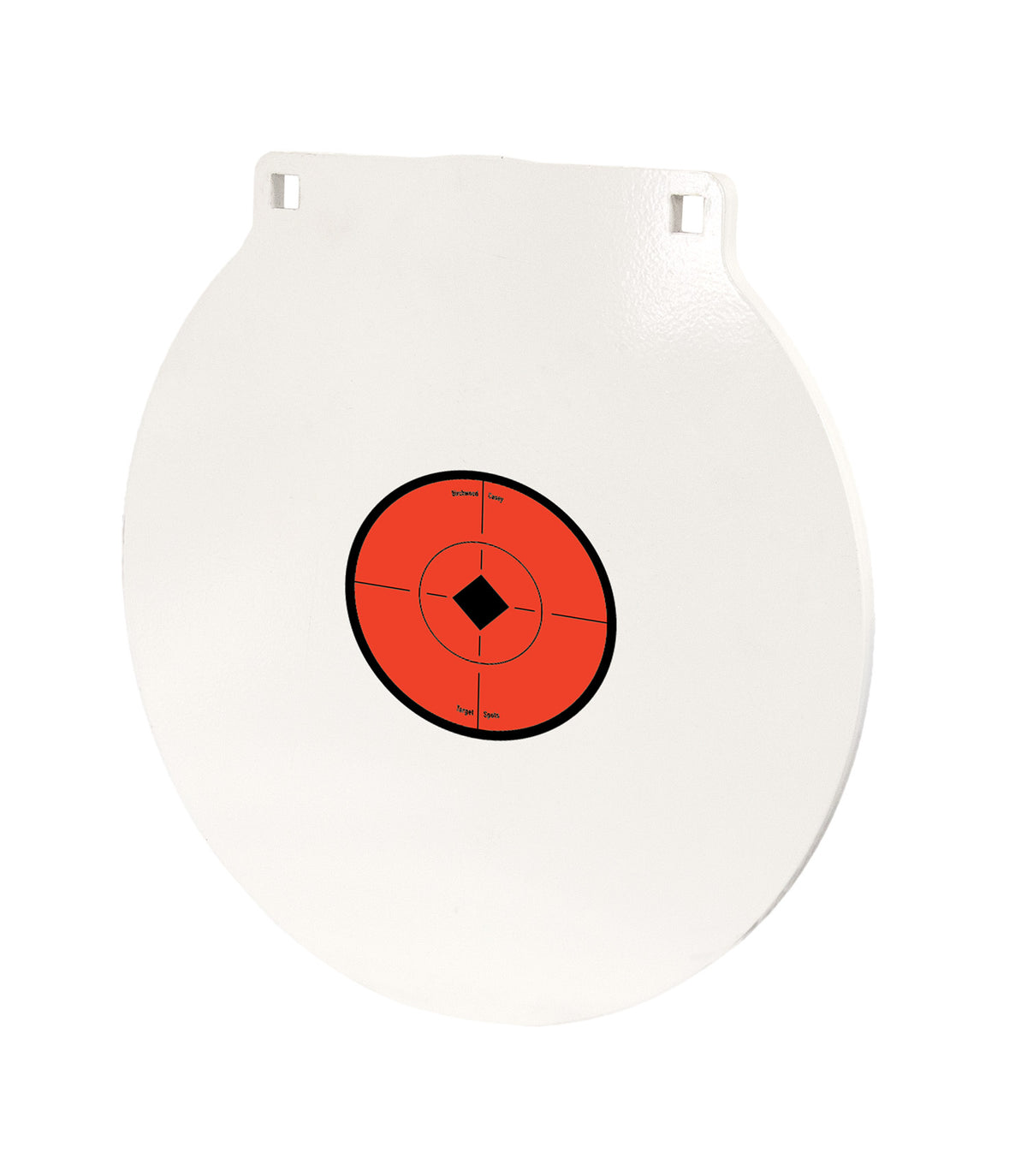 Birchwood Casey RND12 Round Steel Plate Target 12" NM500 Hi-Vis White Centerfire