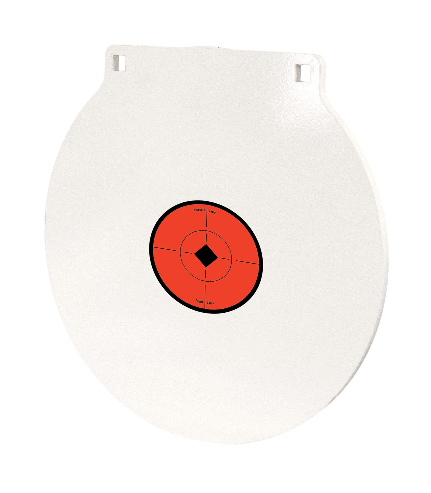 Birchwood Casey RND15 Round Steel Plate Target 15" NM500 Hi-Vis White Centerfire