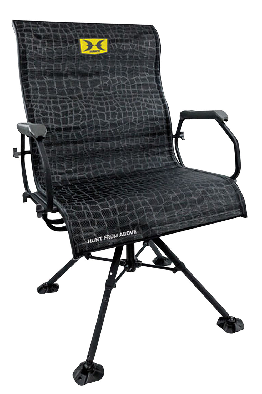 Hawk HWK3115 Big Denali XXL Mesh Blind Chair Black Folding