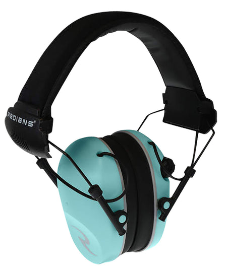Radians R3220ECS R3200 Electronic Hearing Protection Muff 23 dB Dual Mic Aqua Blue Adult