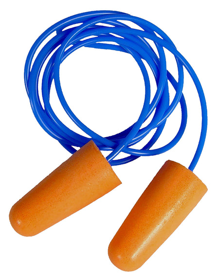 Radians FP8100BP Foam Earplugs Corded 32 dB NRR Orange 3 Pair