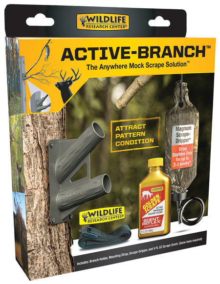 Wildlife Research Active-Branch Mock Scrape Kit Branch Holder Strap and Scrape-Dripper Included