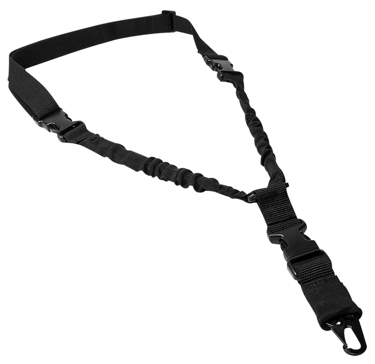 NcStar Deluxe Black Nylon Single Point Adjustable Bungee Sling