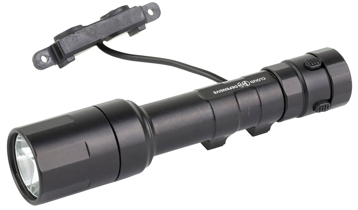 Cloud Defensive CD2109DFSBLK REIN 3.0 Black 1250 Lumen Compact Weapon Mounted Light White LED