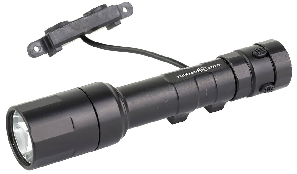 Cloud Defensive CD2109DFSBLK REIN 3.0 Black 1250 Lumen Compact Weapon Mounted Light White LED