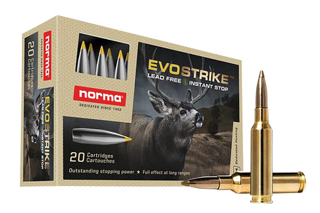 Norma Dedicated Hunting Evostrike Polymer Tip Boat Tail 93 Grain 6.5mm Creedmoor 3314 fps 7393923325378