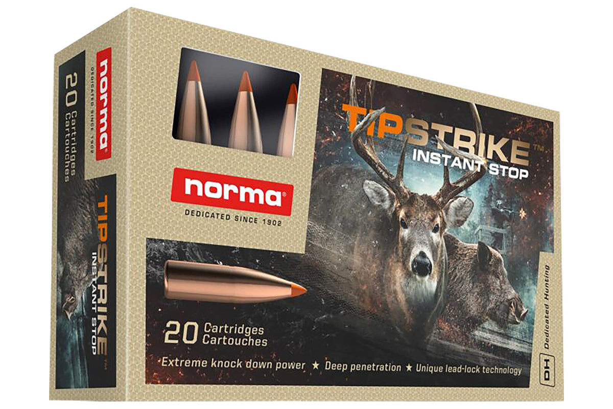 Norma Dedicated Hunting Tipstrike Polymer Tip 160 Grain .280 Remington 2789 fps 7393923320694