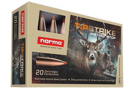 Norma Dedicated Hunting Tipstrike Polymer Tip 160 Grain .280 Remington 2789 fps 7393923320694