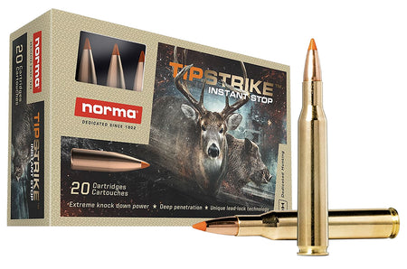 Norma Dedicated Hunting Tipstrike Polymer Tip 140 Grain .270 Winchester 3084 fps 7393923320854
