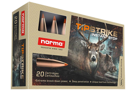 Norma Dedicated Hunting Tipstrike Polymer Tip 170 Grain .308 Win / 7.62x51mm 2625 fps 7393923318547