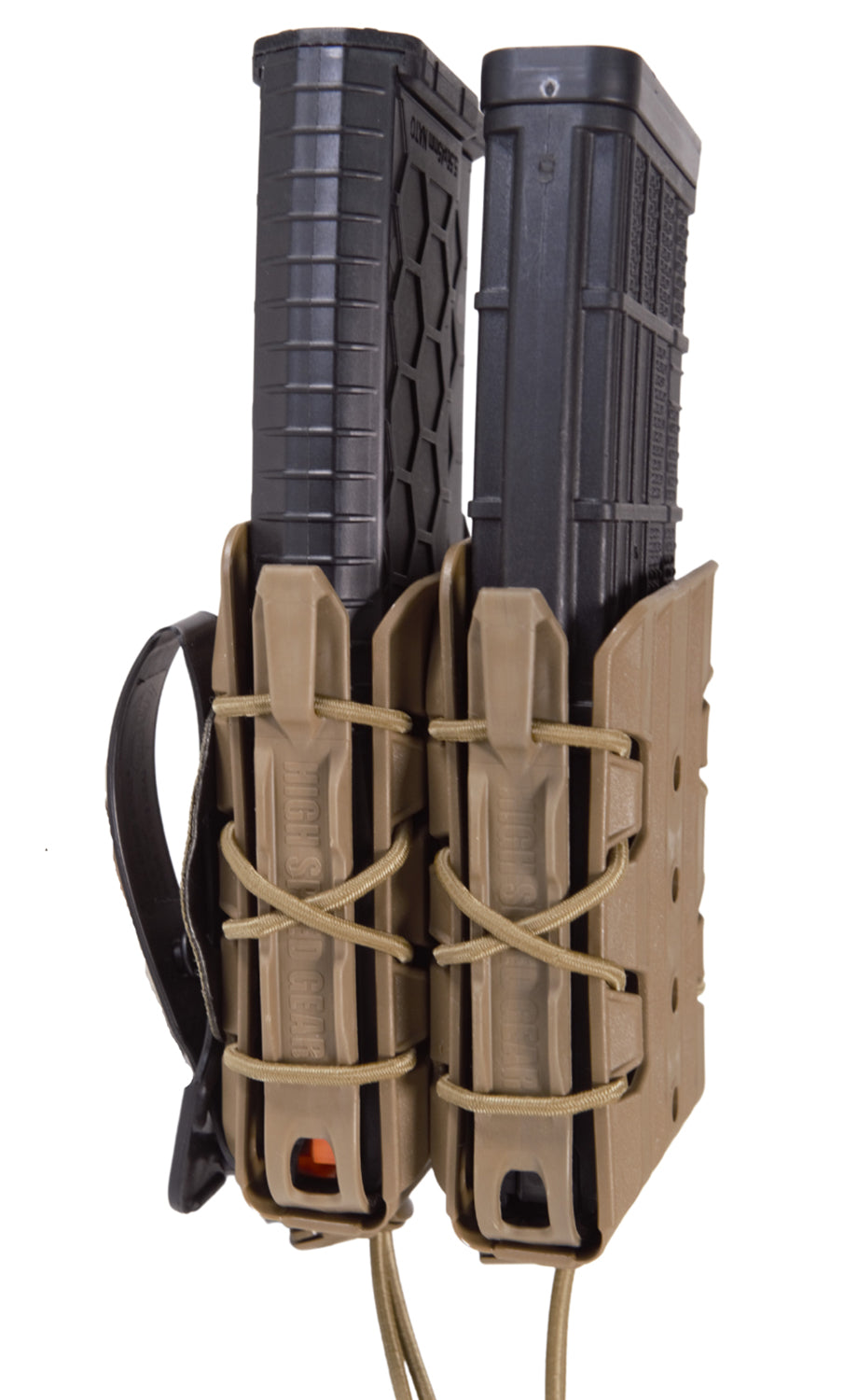 HSGI X2R TACO V2 Double Mag Pouch Coyote Brown Polymer Belt Clip MOLLE U-Mount AR/AK
