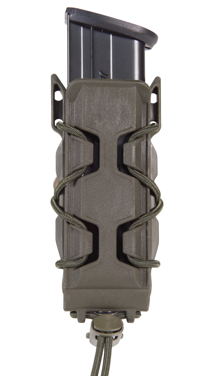 HSGI Polymer Pistol TACO V2 Single Mag Pouch OD Green Belt Clip and MOLLE U-Mount