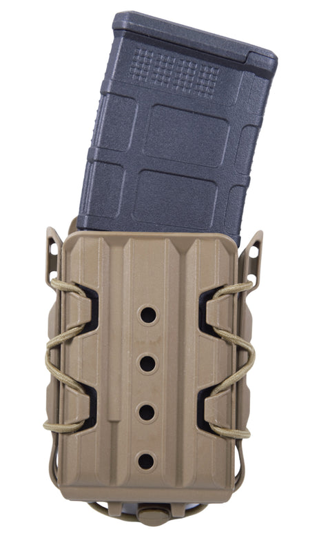 HSGI TACO V2 Single Rifle Mag Pouch Coyote Brown Polymer Belt Clip and MOLLE U-Mount
