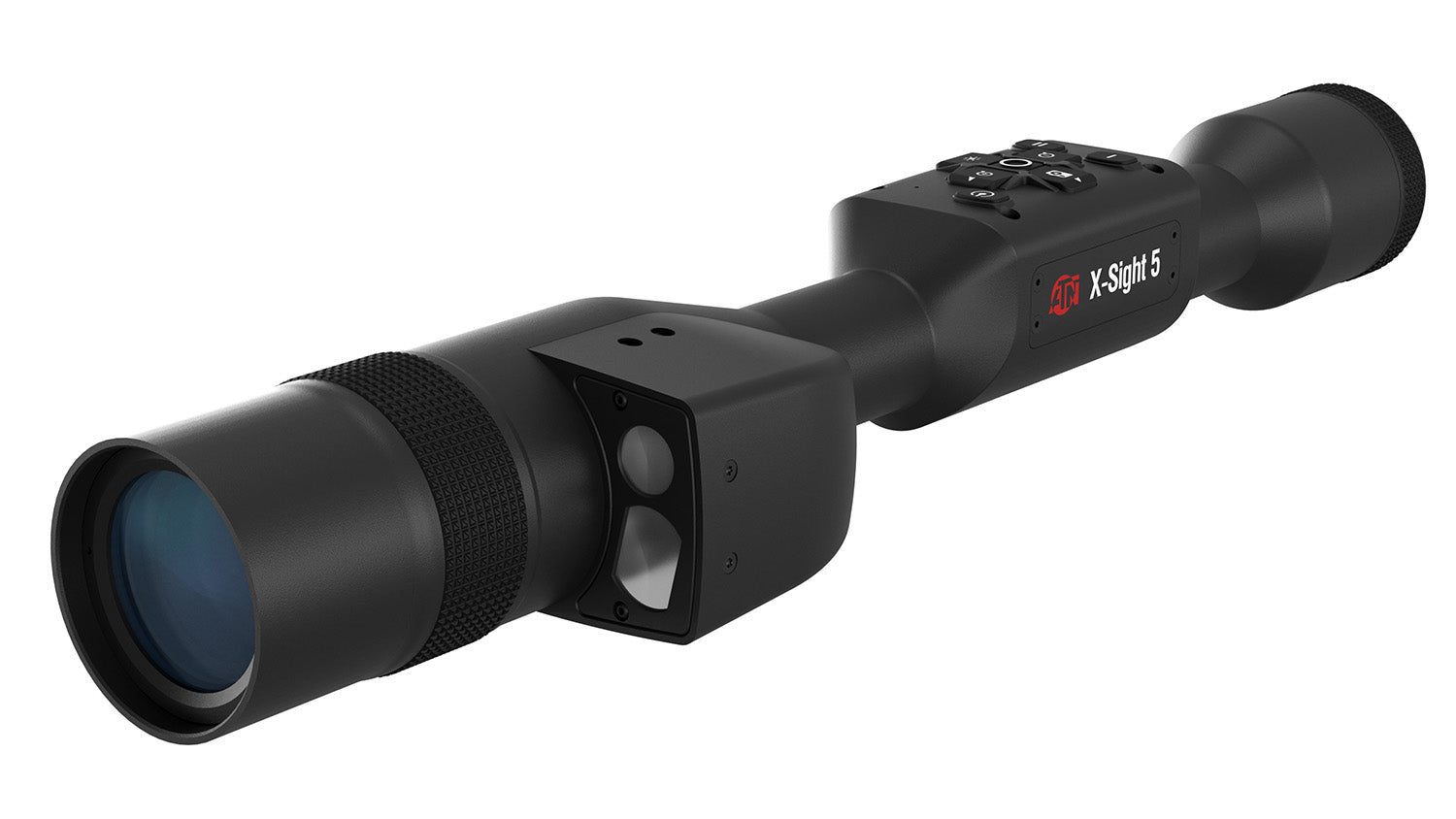 ATN X-Sight 5 LRF Gen 5 Night Vision Rifle Scope 5-25x 30mm Black Anodized Rangefinder