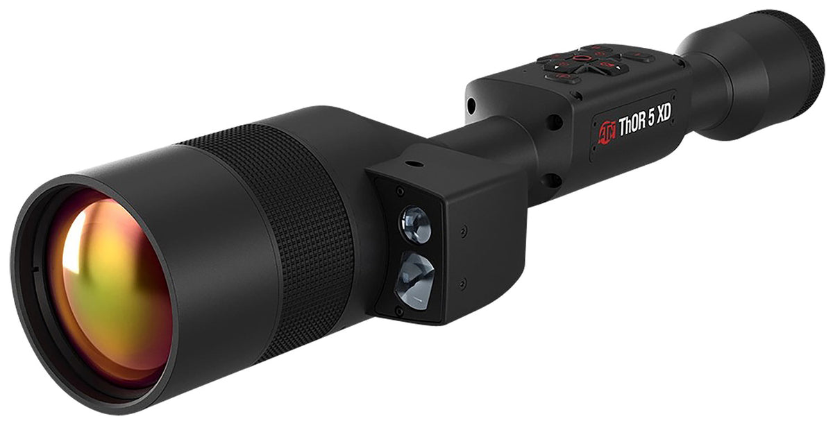 ATN Thor 5 XD 3-30x Thermal Rifle Scope LRF Smart Mil Dot 1280x1024 12 Micron 60fps Black Anodized