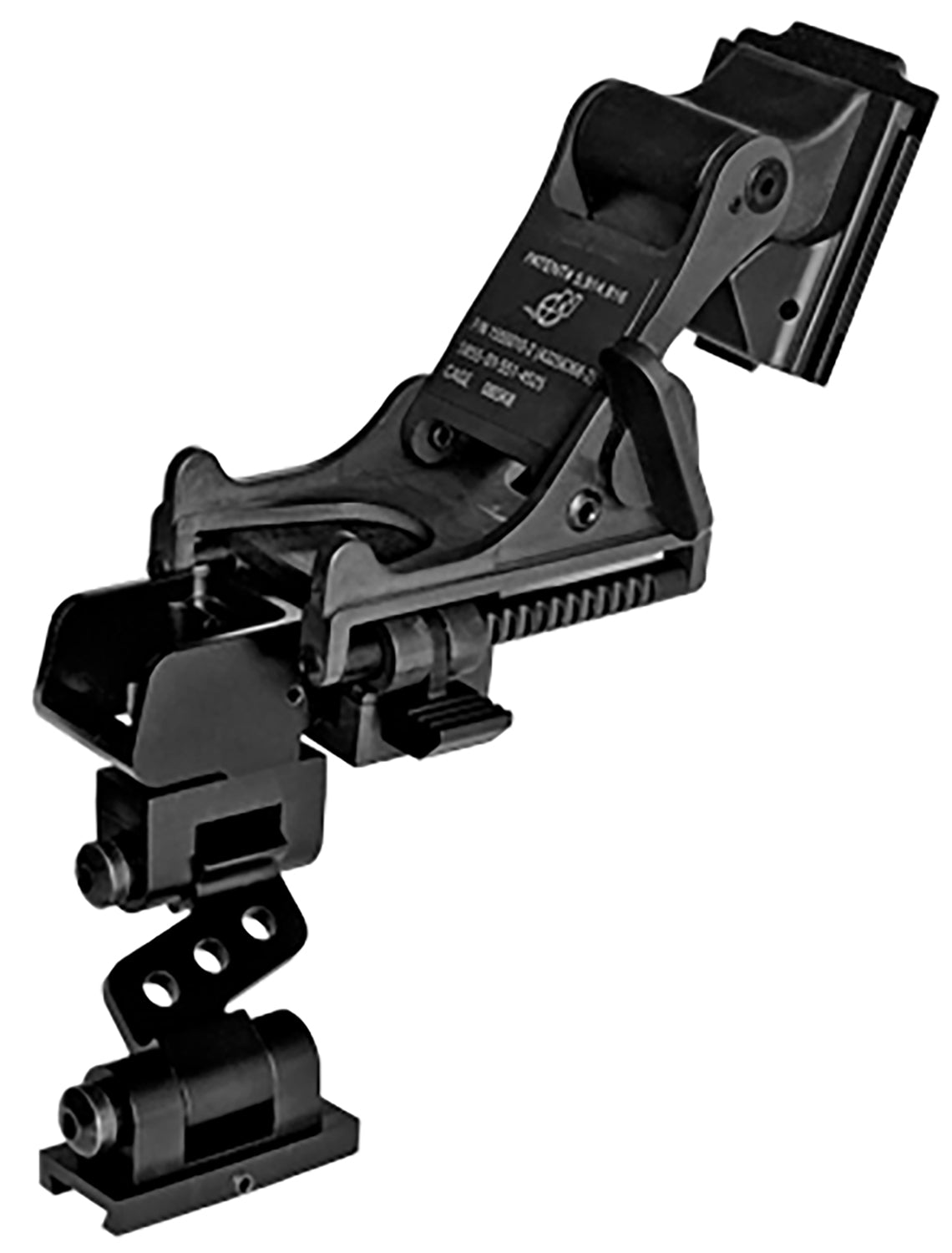 ATN ACMNODINHMNTN Norotos Standard Helmet Mount Black Anodized Aluminum Clip Mount
