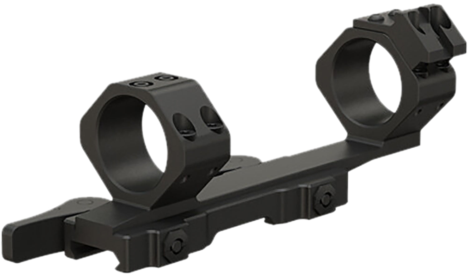 ATN ACMUDCQDMHL Dual Cantilever Low Profile QD Scope Mount Rings 30mm Black Aluminum