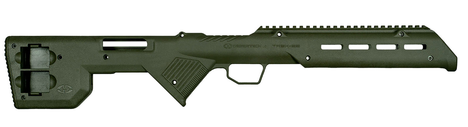 Desert Tech TRK22GRN TREK-22 Fixed Bullpup Chassis OD Green Glass-Reinforced Polymer for Ruger 10/22